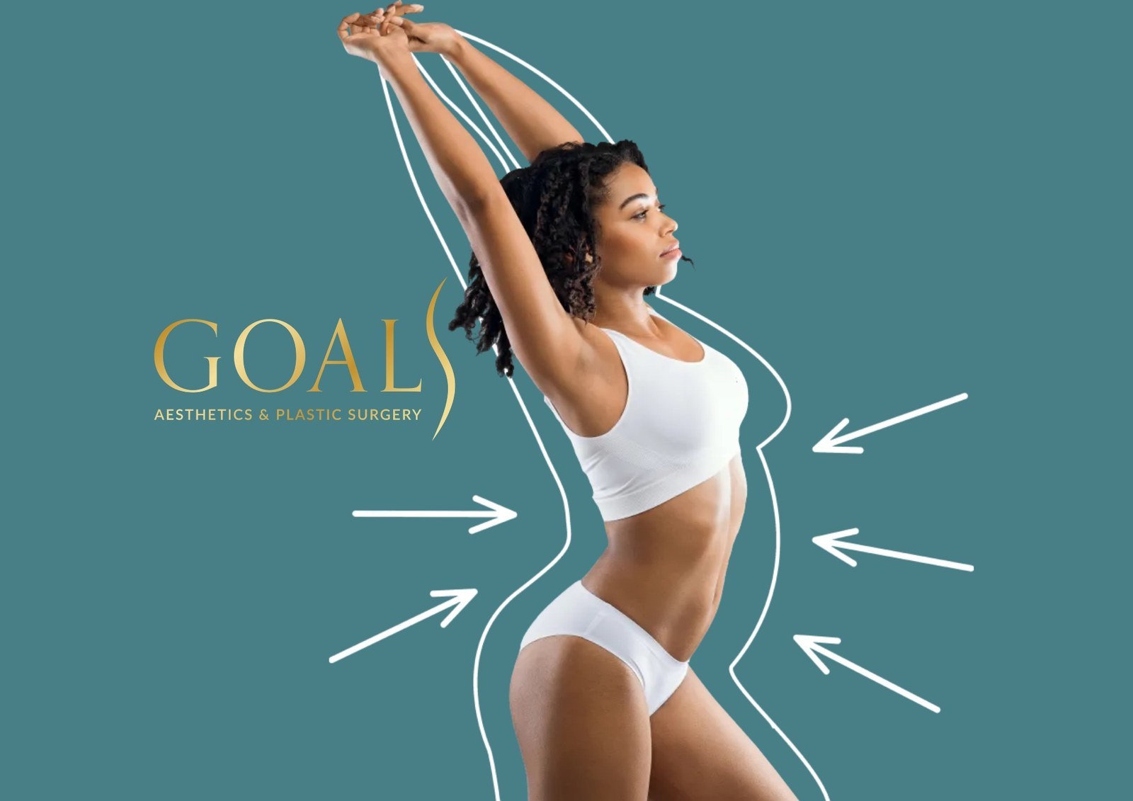 Goals Plastic Surgery campaign imagery